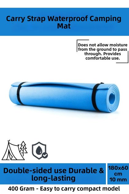 Waterproof Comfort Model Double-Sided Camping Floor Tent Sleeping Mat Floor Cushion with Carrying Strap