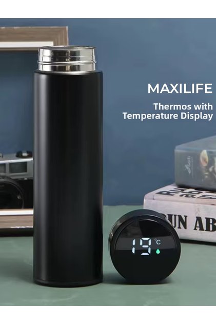 Steel Thermos with Digital Temperature Display