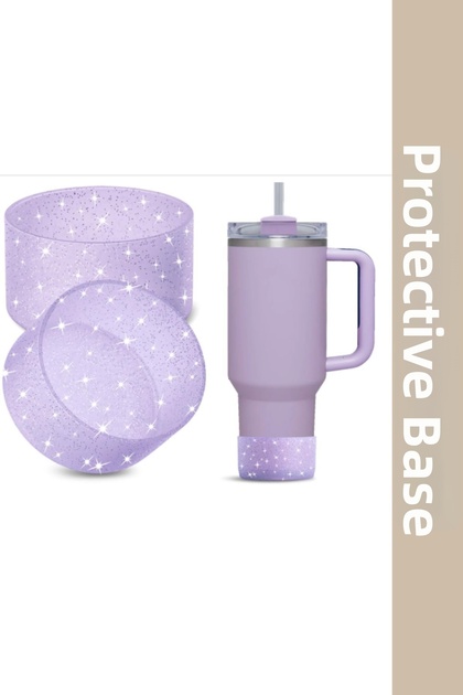 Protective Silicone Pad Base - Silvery Light Purple Lilac