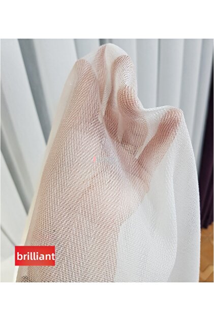 Don'T Want to Iron Heavy Duty Grammage Non-Crease Fish Back Pattern 1/3 Tight Pleated Tulle Curtain