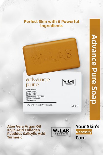 Advance Pure Aloe Vera, Argan Oil, Kojic Acid, Collagen, Salicylic Acid, Turmeric Multi Soap 125 g