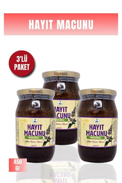 Üçlü Paket Hayıt Macunu 450 g – Bitkisel Karışım, Üzüm Pekmezi Bazlı, Kadınlara Özel