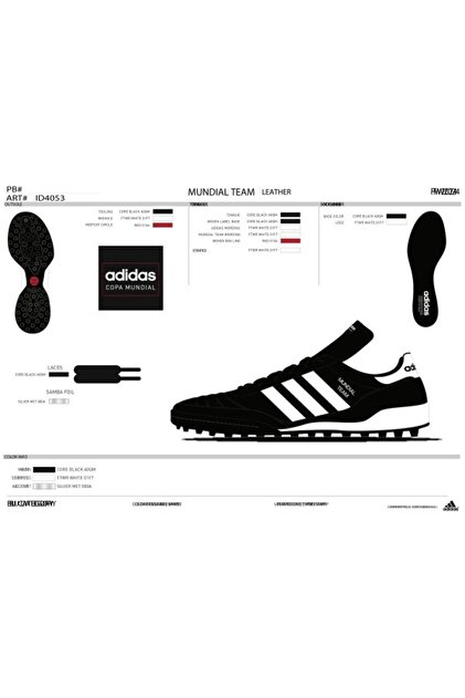 adidas Mundial Team Men's Black Astroturf Field Shoes ( 019228