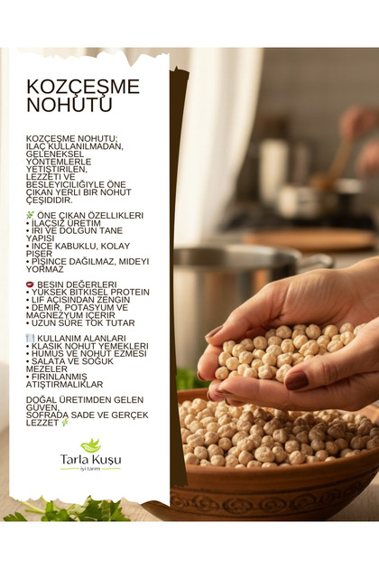 KOZÇEŞME NOHUTU 2 KG ANALİZLİ ÜRÜN