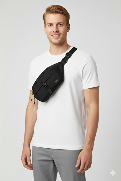 Jack & Jones 12233476 Jacashford Mesh BumbagUnisex Bel Çantası