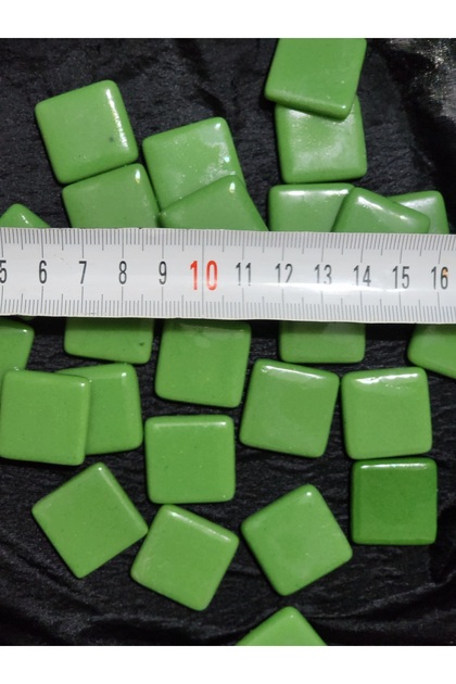 Mozaik Taşı 2kg 150 Adet Yeşil Renk