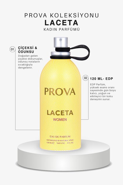 Laceta Edp Odunsu Çiçeksi Kadın Parfüm 120 ml