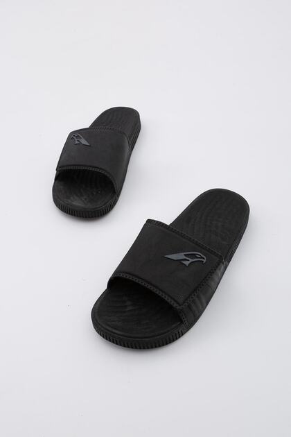 Black Non-Slip Sea Beach Pool Bathroom Hammam Wet Floor Slipper Daily Slipper 14194