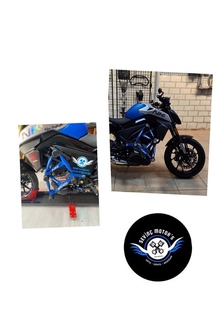 Moto nk 250 koruma demiri mavi