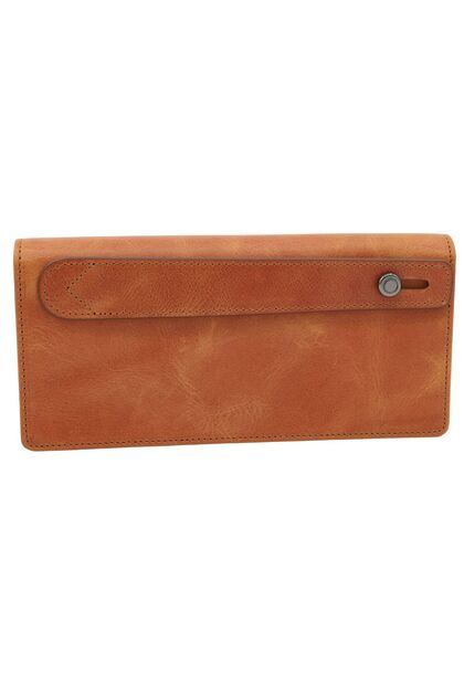 Mathilda Taba Hakiki Deri Kadın Cüzdan, Telefon Bölmeli Uzun Hakiki Deri Cüzdan - Mıknatıslı Cüzdan