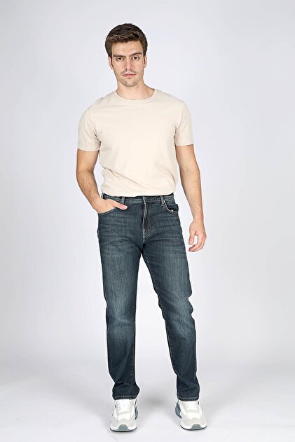 Lee Cooper Ricky Yüksek Bel Normal Kesim Düz Paça Lisa Aqua Bnz