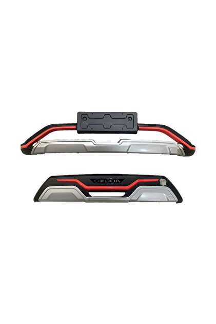 autogp Cherry omoda 5 ön ve arka tampon koruma difüzör kırmızı