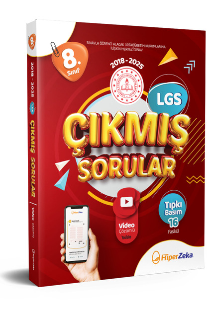 Hiper Zeka 2025 8. Sınıf Meb Lgs Çıkmış Sorular | 2018 - 2025
