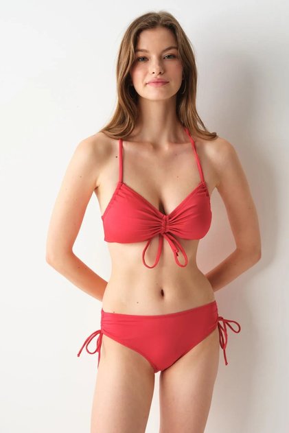No Gossip Freez Sliding Bustier Single Top Red 239110