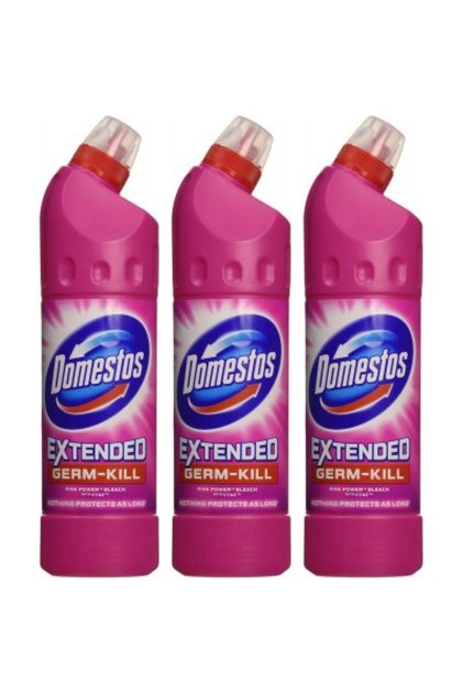 SET 3 BUCATI - Lichid CURATARE TOALETA 750ml roz proaspăt