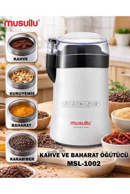 MSL-1002 Kahve Ve Baharat Öğütücü 200w