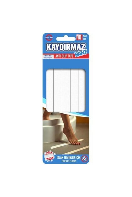 Banyo, Küvet, Duşakabin Zemin Yer Kaydırmaz Bantları 10 Adet