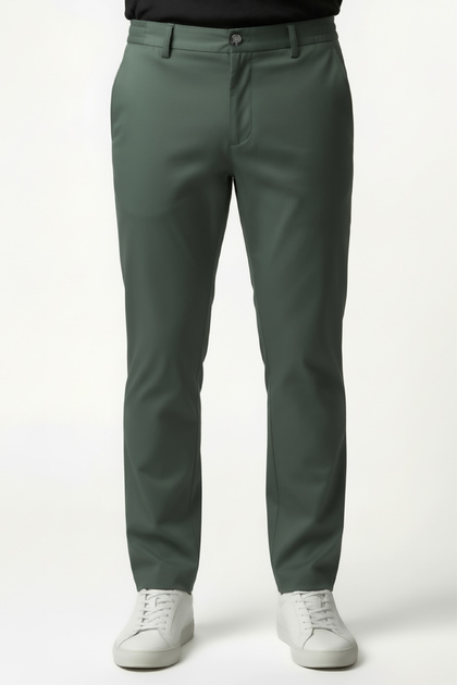 Men's Flexon Ultra Flexible Relaxed Elastic Waist Jogger Pants Green M702-R0433-01