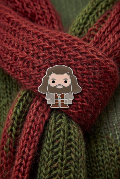 Wizarding World- Hagrid Pin 3×4 Cm Lisanslı - Sihir Dükkanı