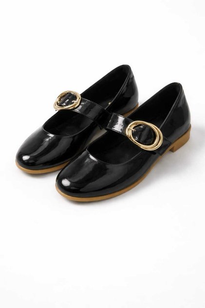 Women's Daily Comfortable Ballet Flats Thick Belted Women's Ballet Flats