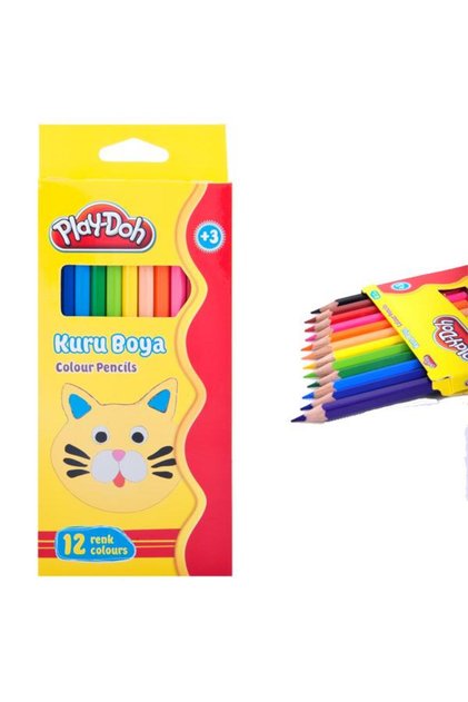 PLAYDOH KURUBOYA 12 RENK TAM BOY