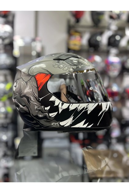 820 Monster Gümüş Vizör