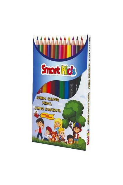 Smart Kids Jumbo Coloring Pencil Set - 12 Colors