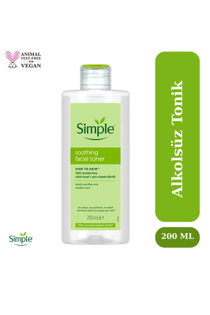 Kind to Skin Alkolsüz ve Papatya Özlü Yatıştırıcı pH Dengeleyici Yüz Toniği 200 ML