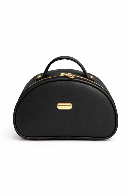 Mayki̇s Faux Leather Women's Makeup Bag