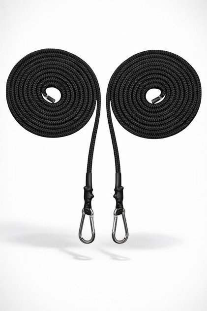 Pilates Reformer Halatı - 1 Çift Yoga Pilates Reformer İpi - Paracord İp - 8MM - 300 Cm