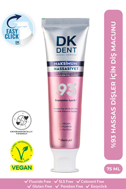 ニンテンドー3DS/2DS Dr.DENTAL DKDENT %93 Maksimum Hassasiyet Diş Macunu 75 ml - Fiyatı, Yorumları