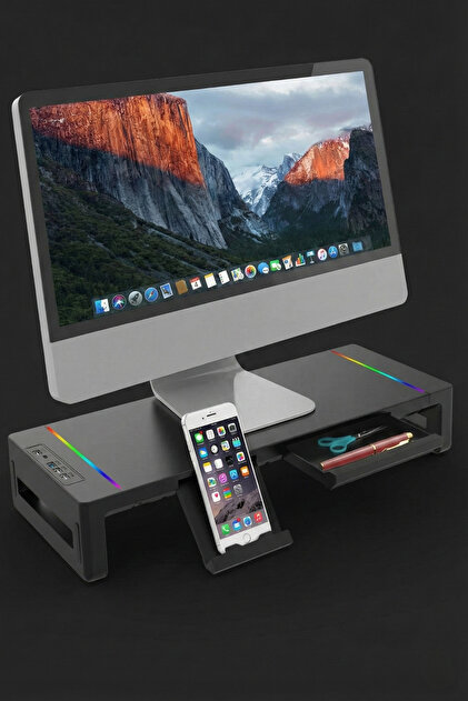 KARR OFFICE Deskmate X40 Monitör Standı Rgb - Fiyatı, Yorumları