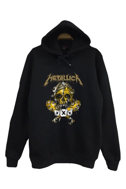 Hanorac cu glugă cu imprimeu Metallica