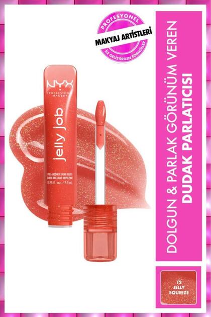 Jelly Job Dolgun & Parlak Görünüm Veren Dudak Parlatıcısı - 12 Jelly Squeeze, Lip Gloss