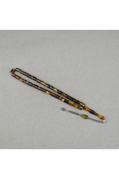 Arizona Katalin Alpaca Tassel Cut 7X10Mm Prayer Beads - Pearlescent