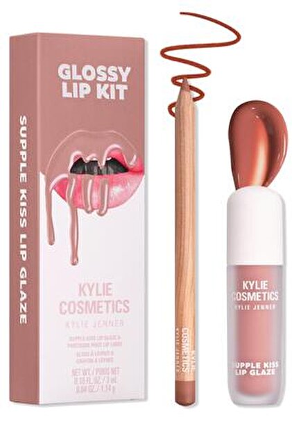 Kylie Cosmetics Kylie Glossy Lip Kit Lip Liner and Gloss Set Candy