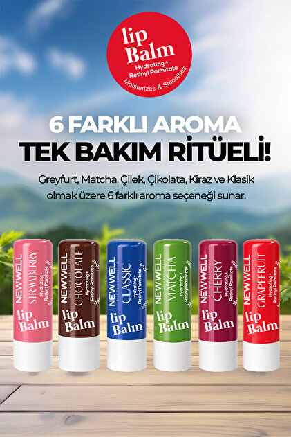 New Well Chocolate Hydrating Lip Balm – Çikolata Aromalı