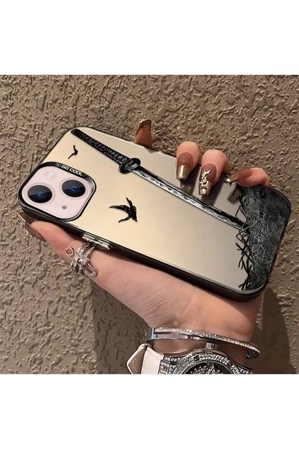 Phone 15/14 Compatible Samurai Kılınç Print Pattern Quality Luxury Phone Case Mk01A