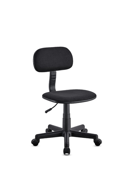 Scaun de birou Fen, reglabil pe înălțime, roți duble, compact, capacitate 120 kg, negru