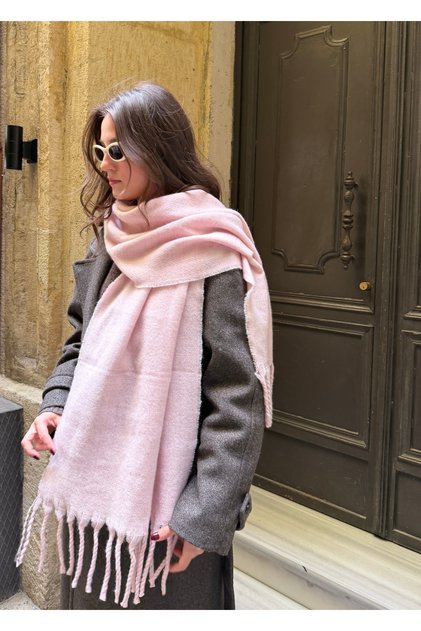 Long Scarf with Tassels