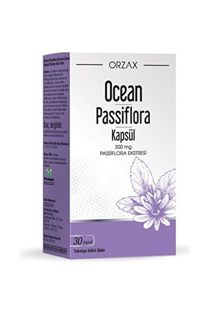 Orzax Ocean Passıflora 300 Mg 30 Kapsul - Fiyatı, Yorumları