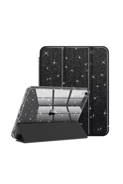 Калъф GlitterGuard за iPad 10/ iPad 11 (A16) (10.9"-11") с държач за стилус, черен