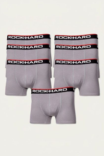 7-Pack Gray Premium Modal Lycra Men's Boxers - Anti-Sweat Silky Soft Texture