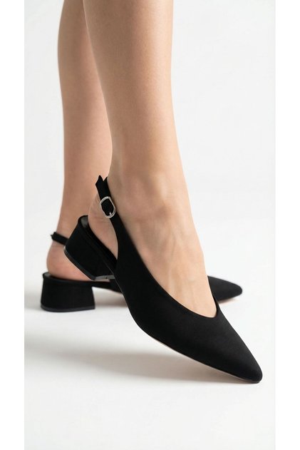Women's Pointed Toe Slingback (4 cm) Low Heel Classic Stylish Shoes – Casual & Office Use