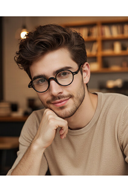Mini |   Blue Light Protection Screen Pc Glasses Round Oval Modern Eyewear Glasses Can Change 42 Colors