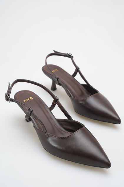 Women's High Heel Shoes Bitter Brown Skin (5.5 cm)