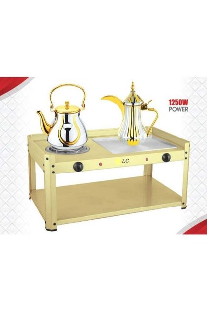 Electric Coffee and Tea Heater 1250W Gold