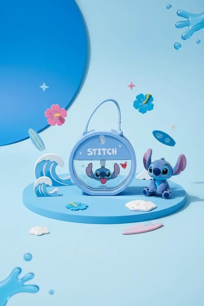 Lilo & Stitch Lisanslı Yuvarlak Mini Parfüm Sprey Şişesi (Stitch)
