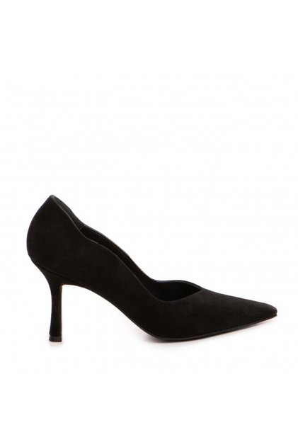 Pantofi stiletto piele naturala Negru Amalia