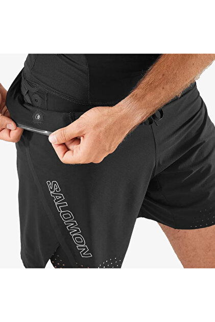 Salomon S/LAB Speed 2IN1 Erkek Siyah Koşu Şortu - Fiyatı, Yorumları